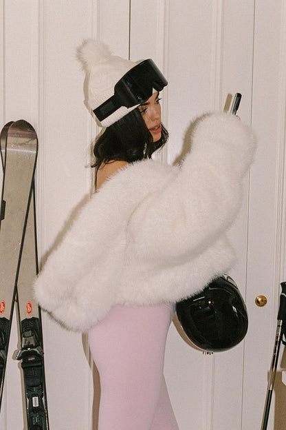 Alpine Cloud Faux Fur Jacket