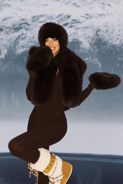 Alpine Cloud Faux Fur Vest