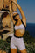 Contrast Scallop Scrunch Short