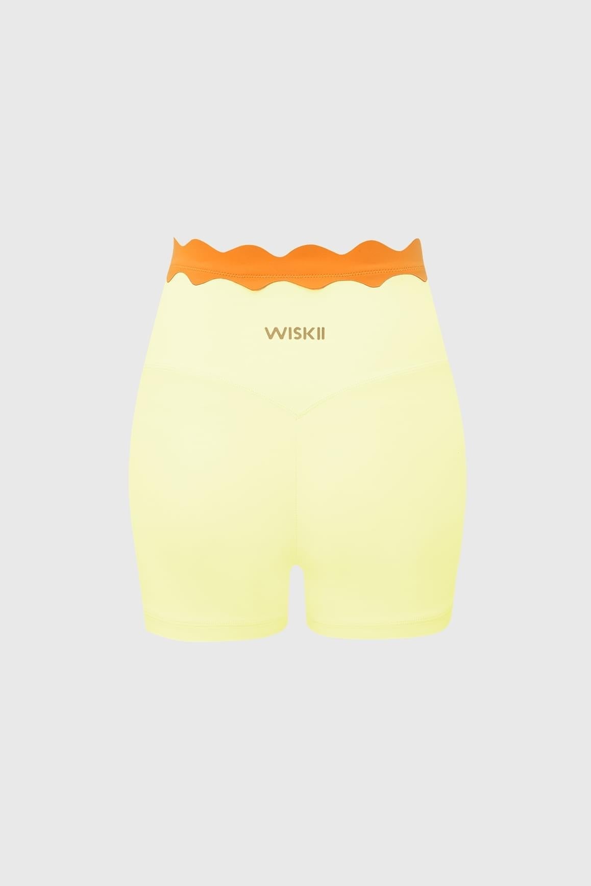 Contrast Scallop Scrunch Short