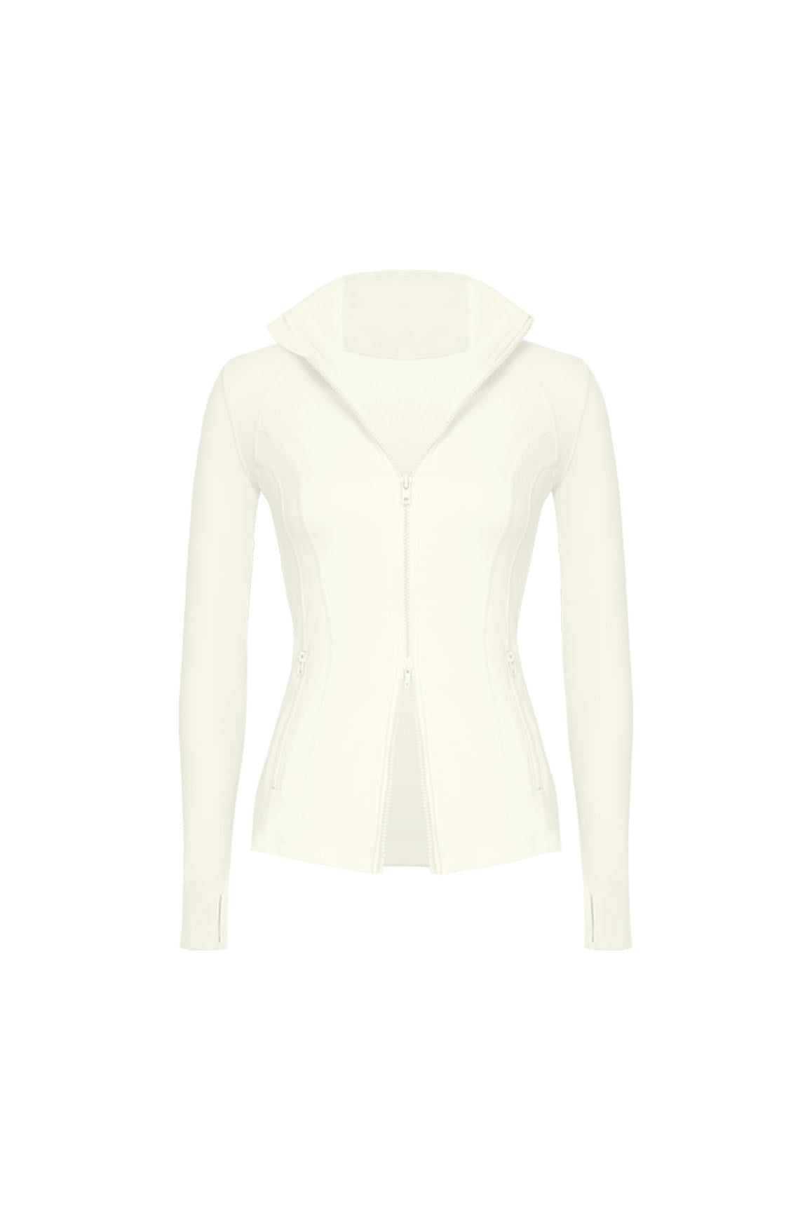 Double Zip Slim Fit Active Jacket