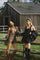 Faux Leather Overall Shorts