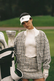 Hourglass Cropped Full Zip Jacket