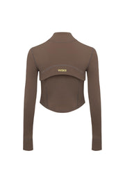 Hourglass Cropped Full Zip Jacket