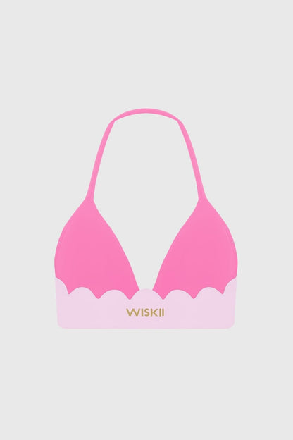 Scallop Contour Halter Bra