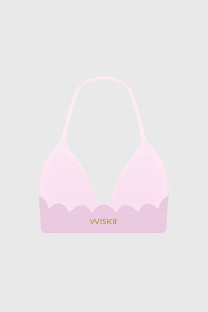 Scallop Contour Halter Bra