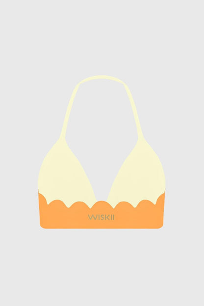 Scallop Contour Halter Bra