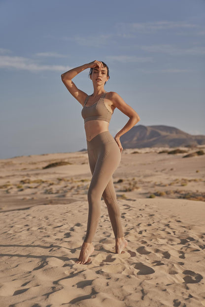 V-waist Laser Cut Sports Legging