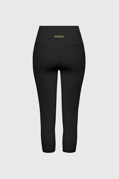 V-Waist Scrunch Capri Legging