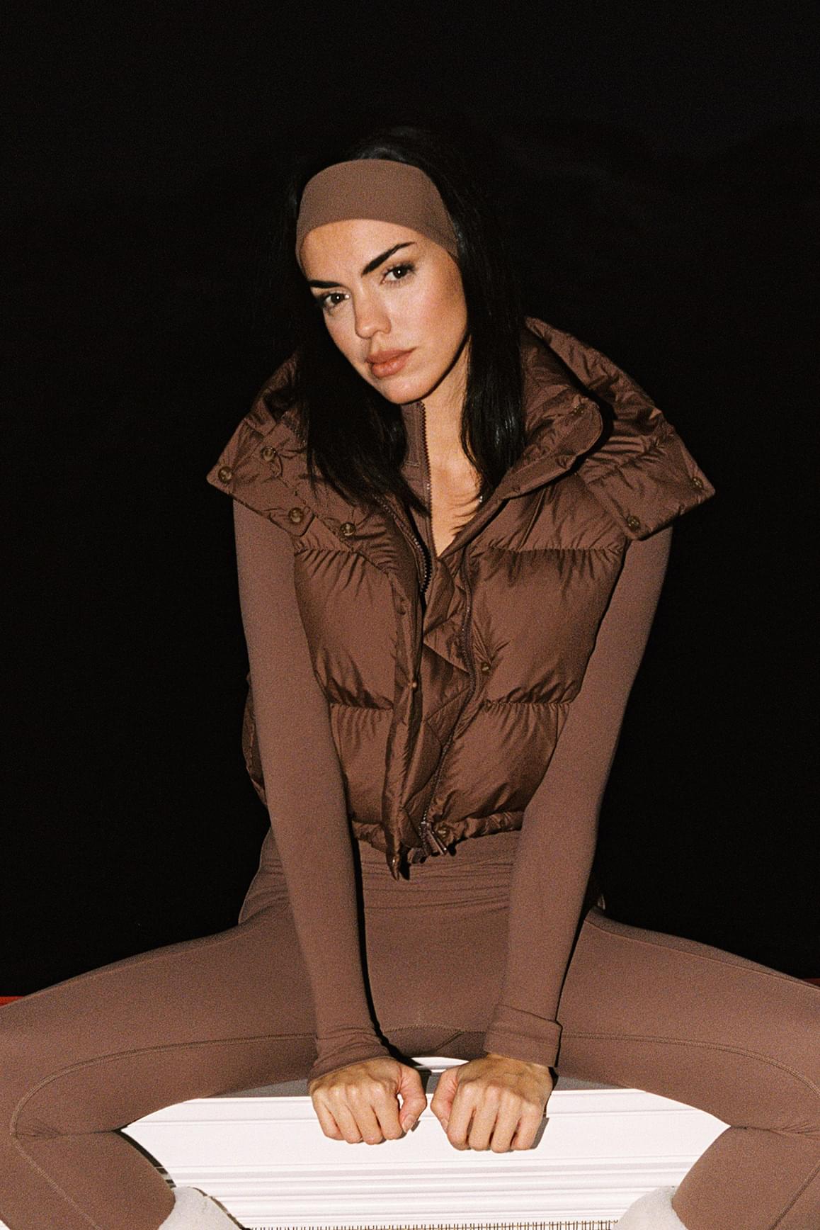 WISKII Cropped Convert Down Jacket