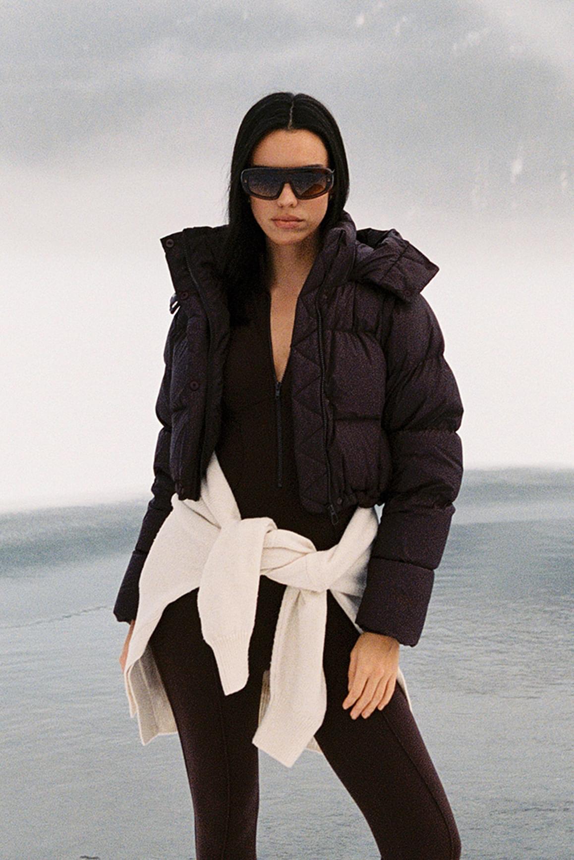 WISKII Cropped Convert Down Jacket