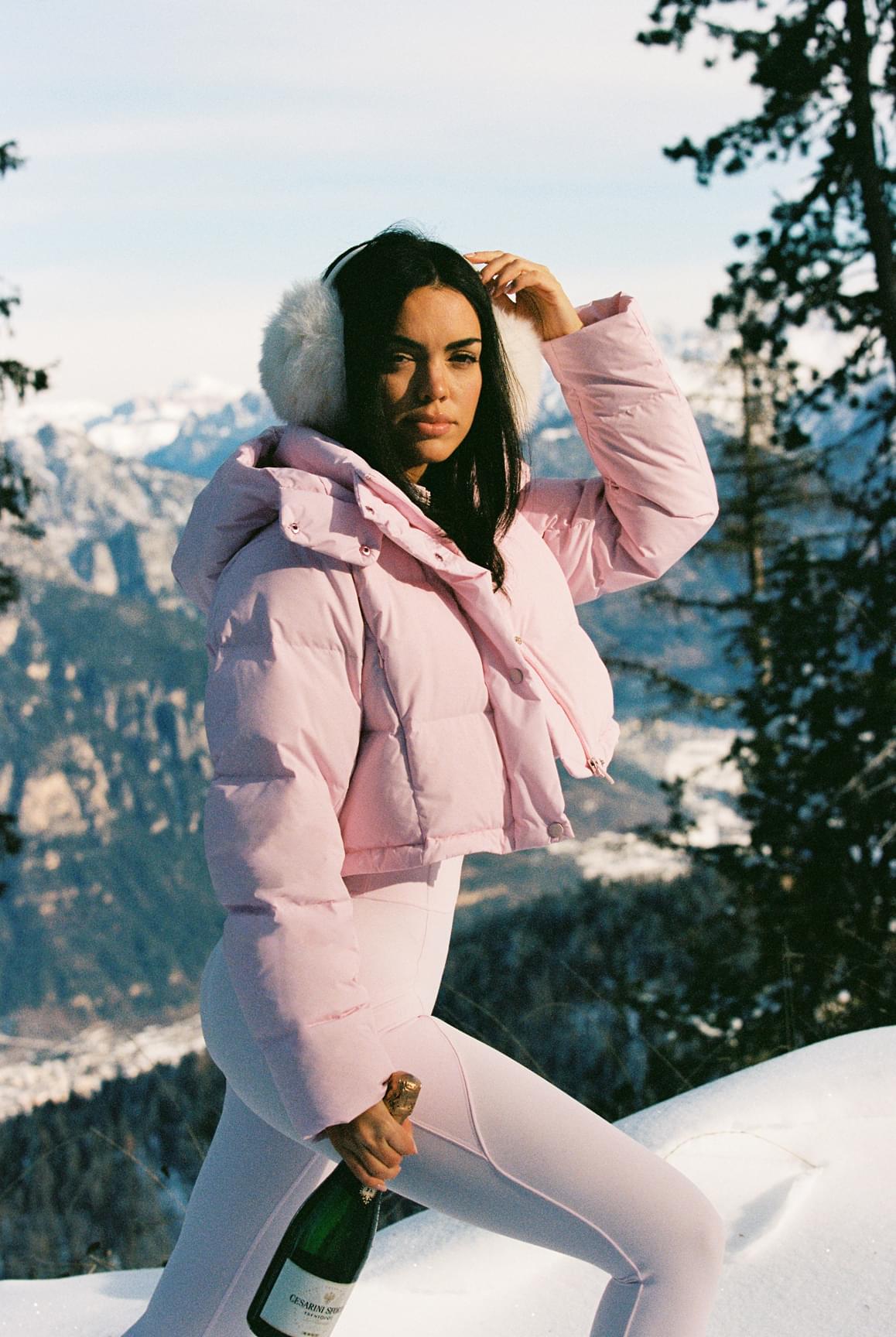 WISKII Cropped Convert Down Jacket
