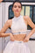 WISKII Stylish Cutout Mock Bra